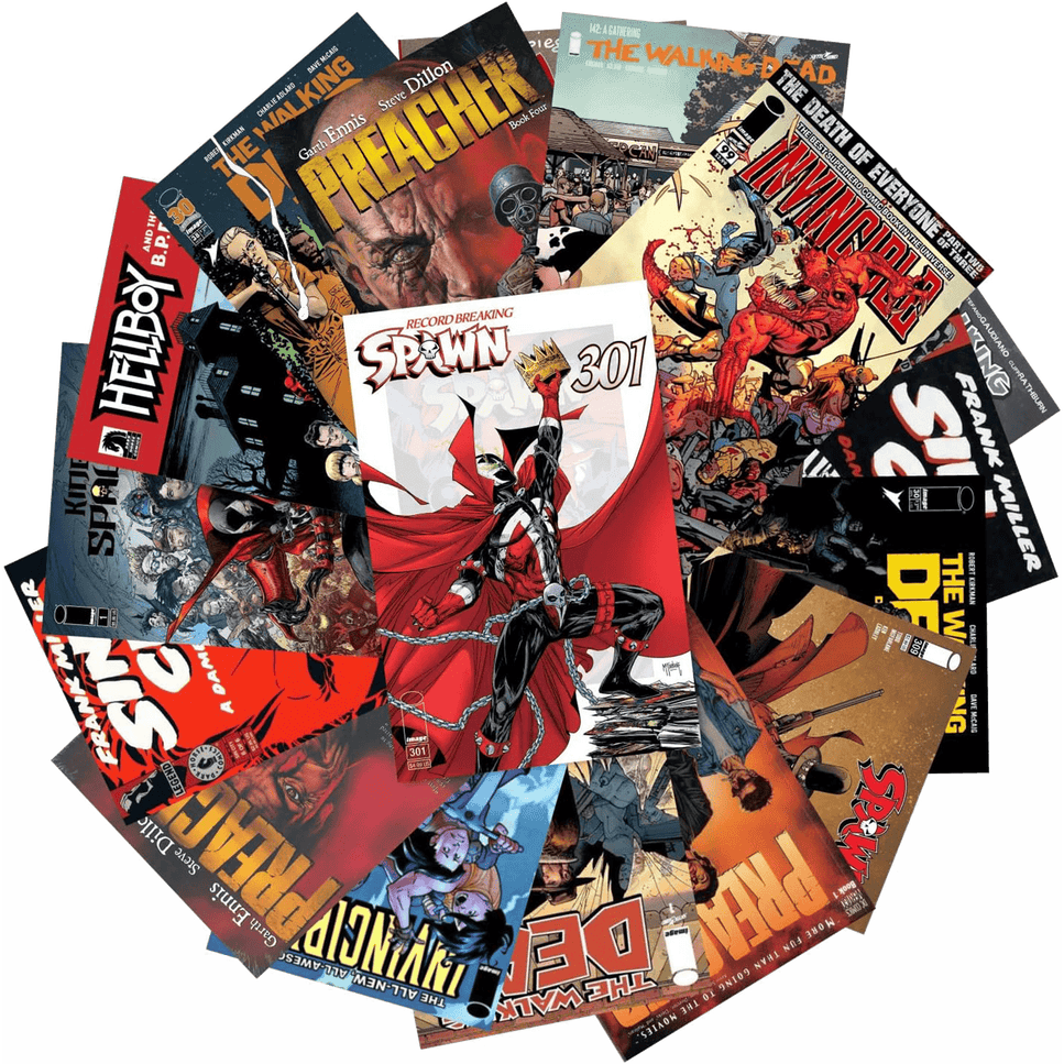 Group of Comic Books